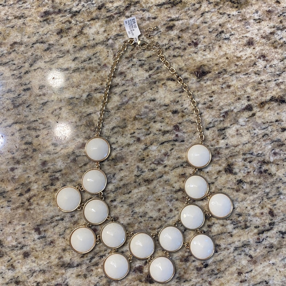 Ivory and gold necklace